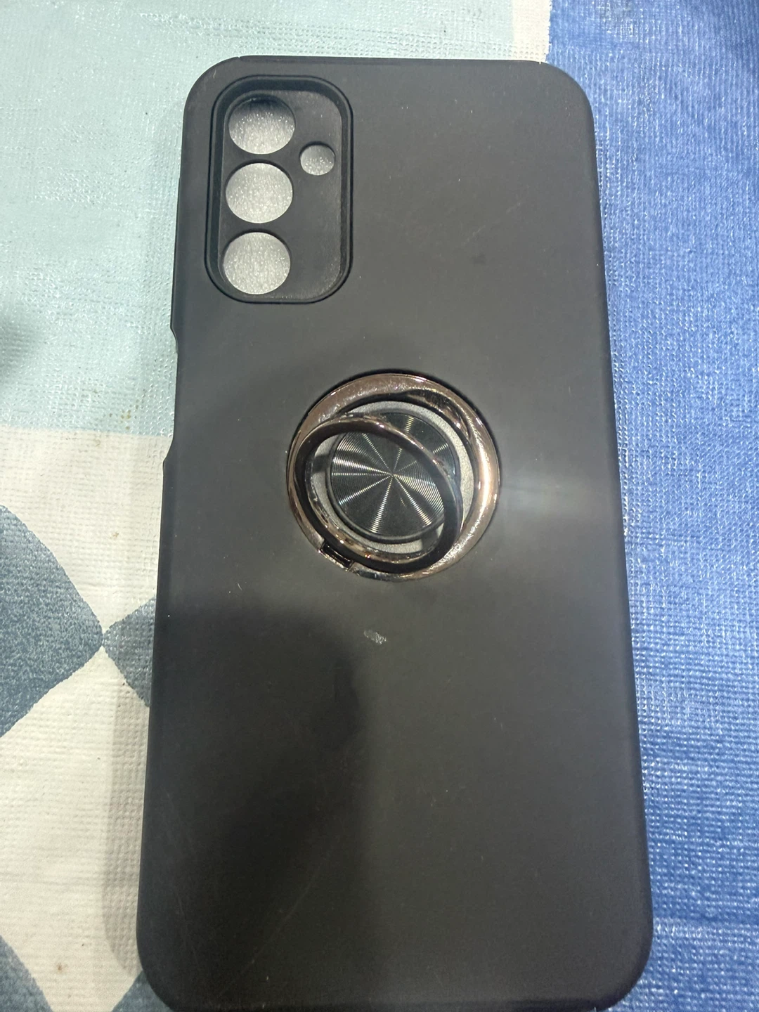 Black Phone Case with Ring Holder - photo 2
