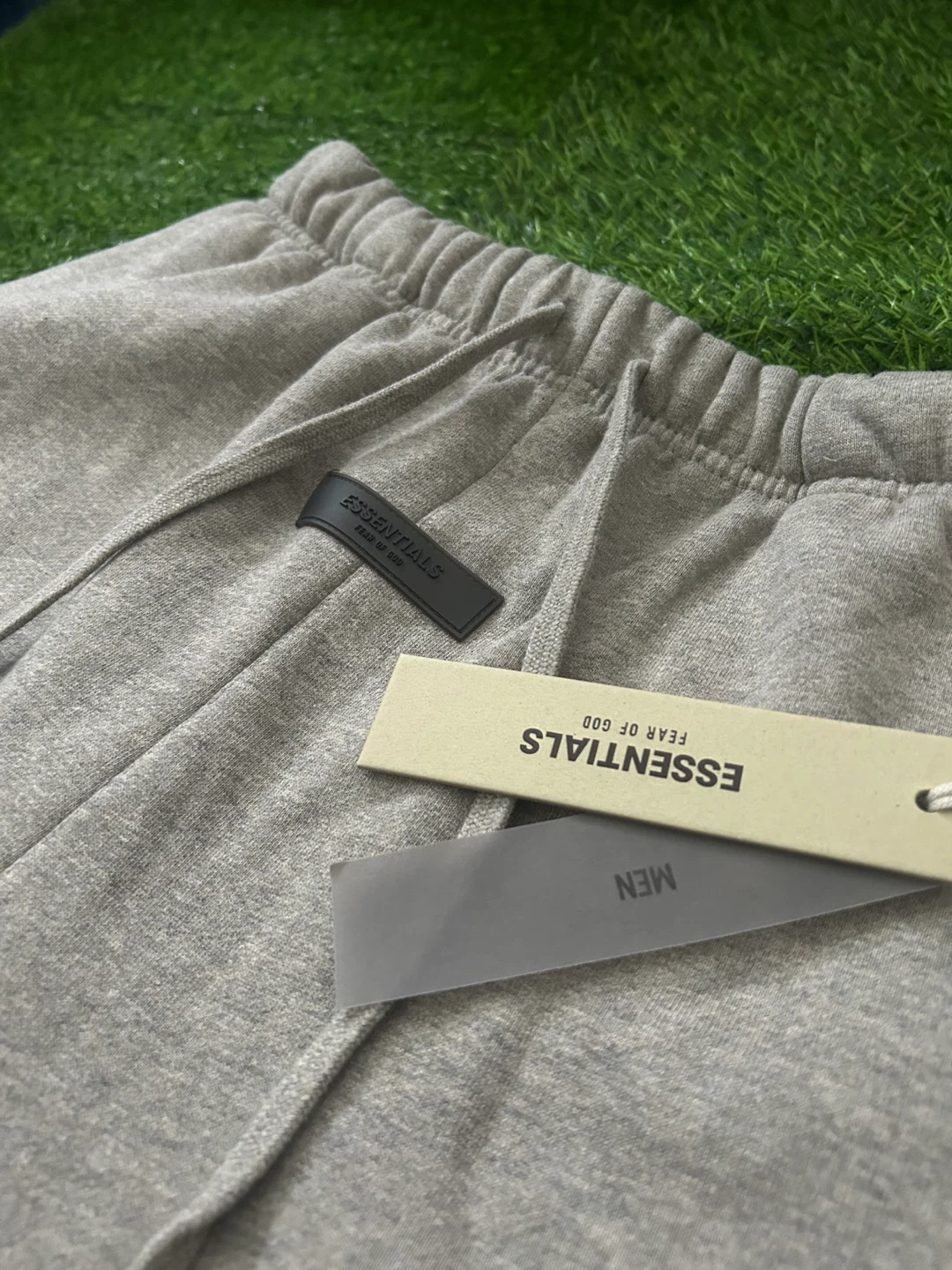 ESSENTIALS - Grey Sweat Shorts Men's - photo 2