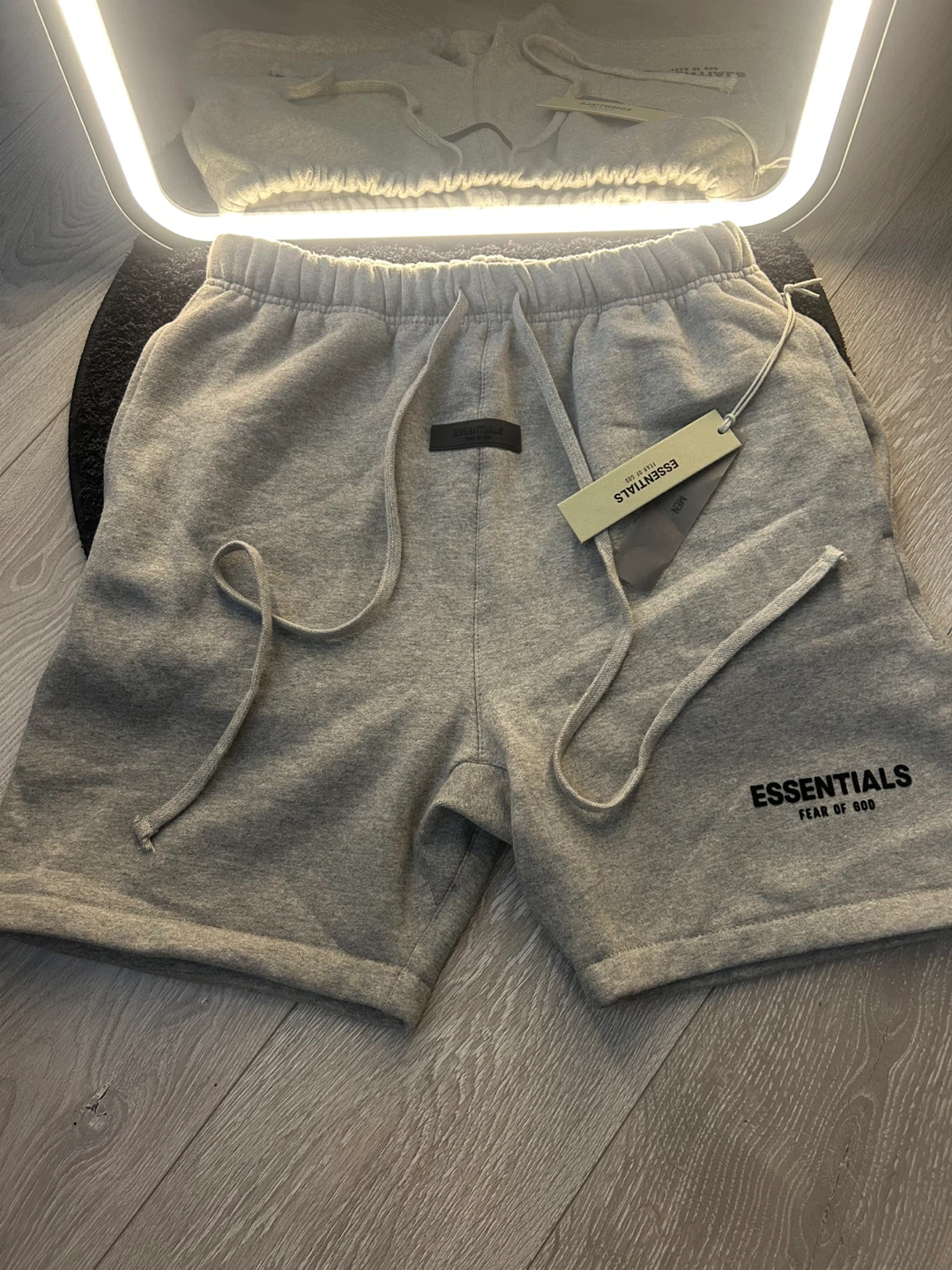 ESSENTIALS - Grey Sweat Shorts Men's