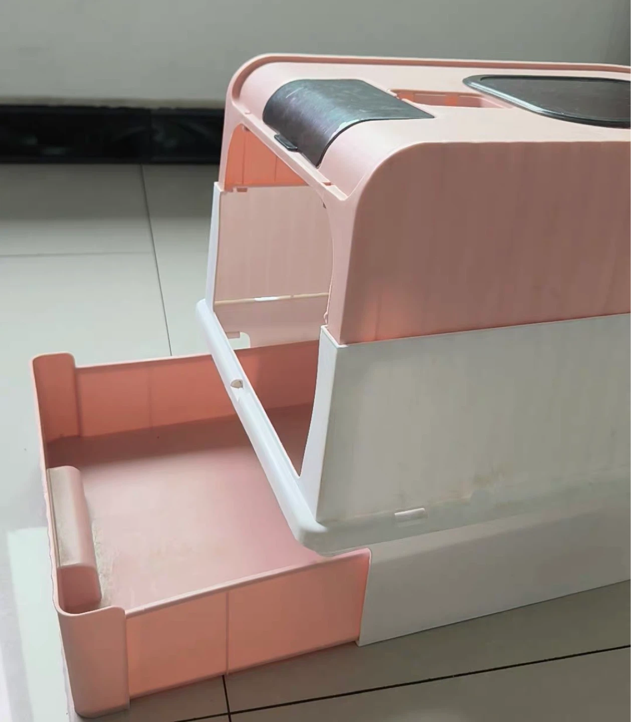 Pink Cat Litter Box with Drawer - photo 4