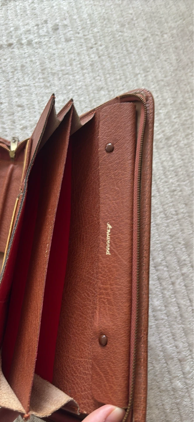 Vintage Leather Organizer Folio - photo 4