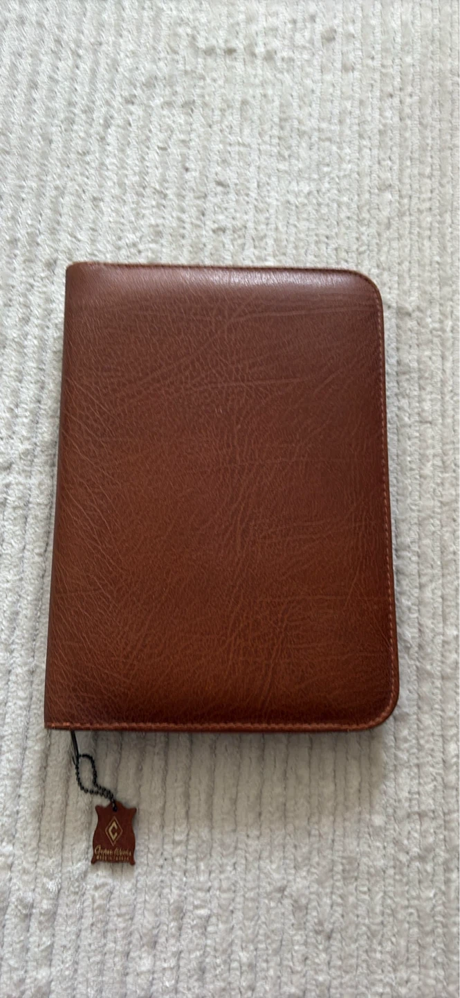 Vintage Leather Organizer Folio