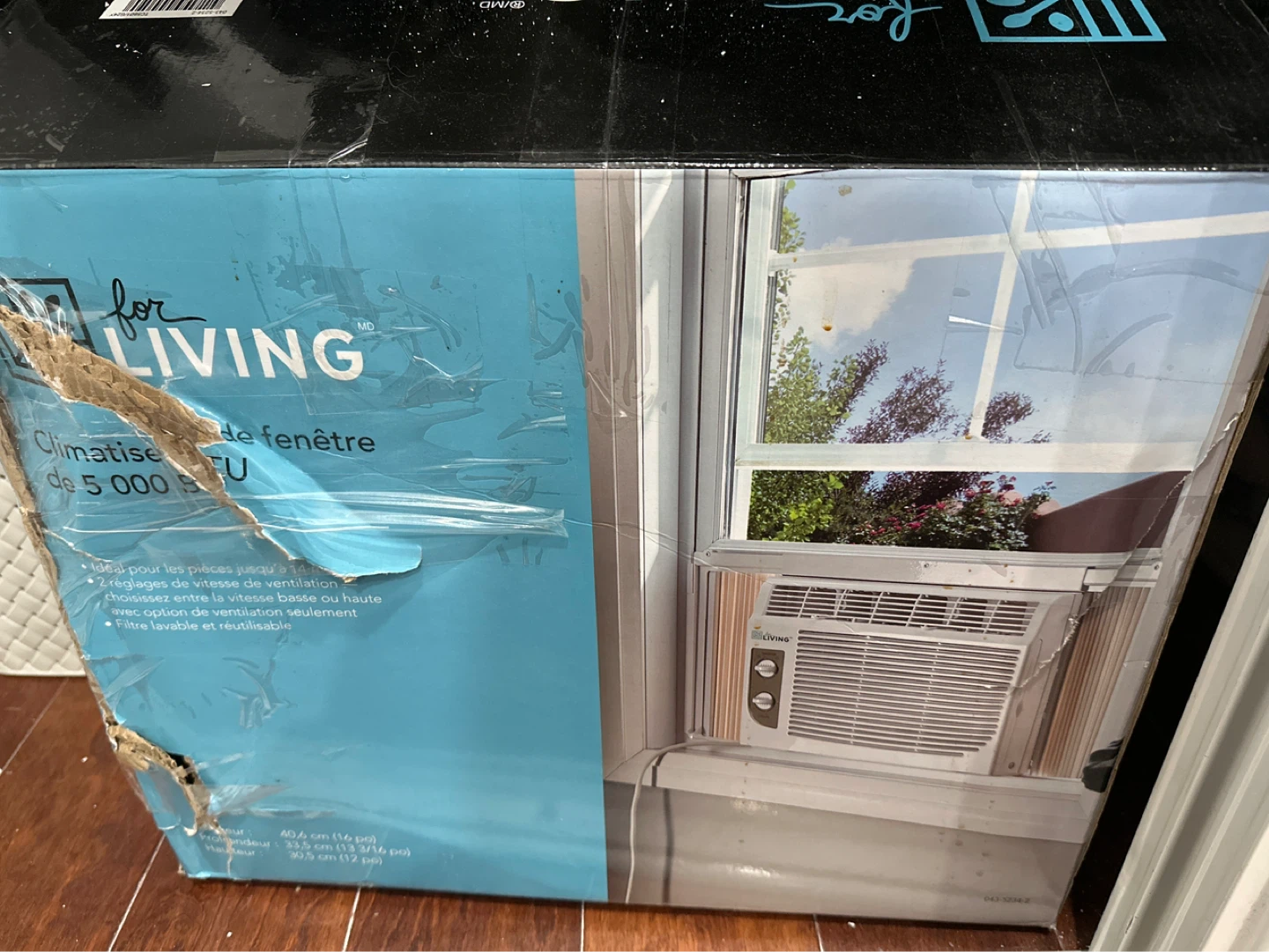 For Living 5000 BTU Window Air Conditioner