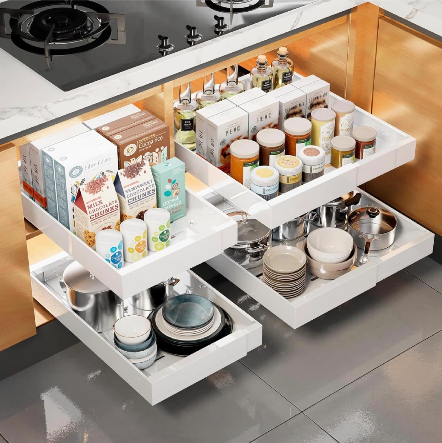 Kitchen Cabinet Pull-Out Organizer - photo 2