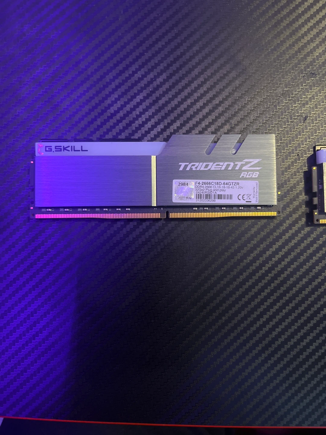 G.Skill TridentZ RGB DDR4 RAM 32GBx2 - photo 2