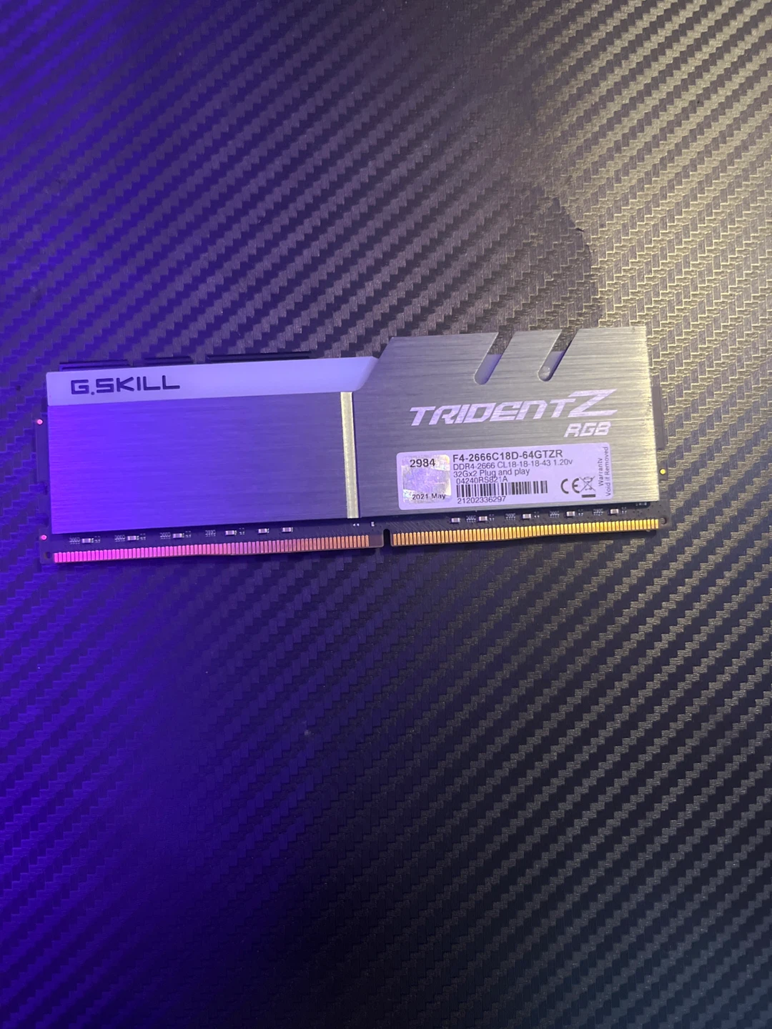 G.Skill TridentZ RGB DDR4 RAM 32GBx2 - photo 3