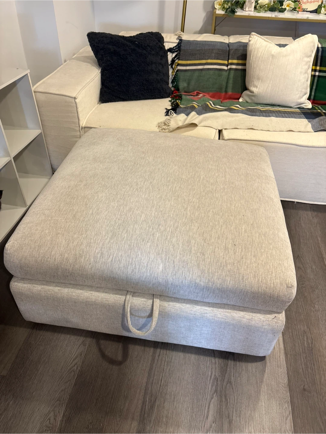 Brick Couch + Ottoman with storage for Sale - photo 4