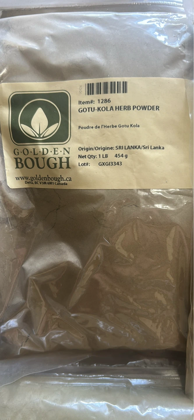 Golden Bough Gotu Kola Herb Powder & Ginkgo Leaf Powder - photo 4