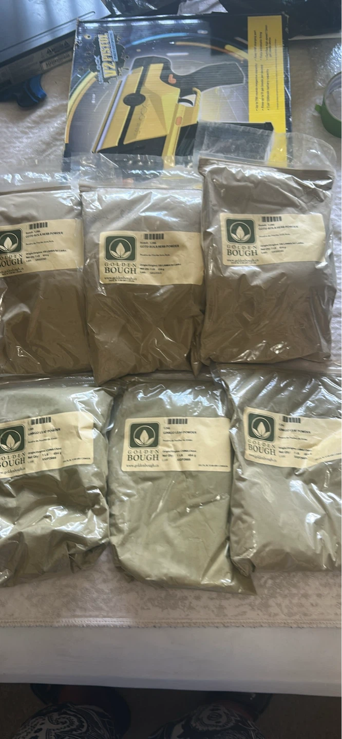 Golden Bough Gotu Kola Herb Powder & Ginkgo Leaf Powder - photo 3
