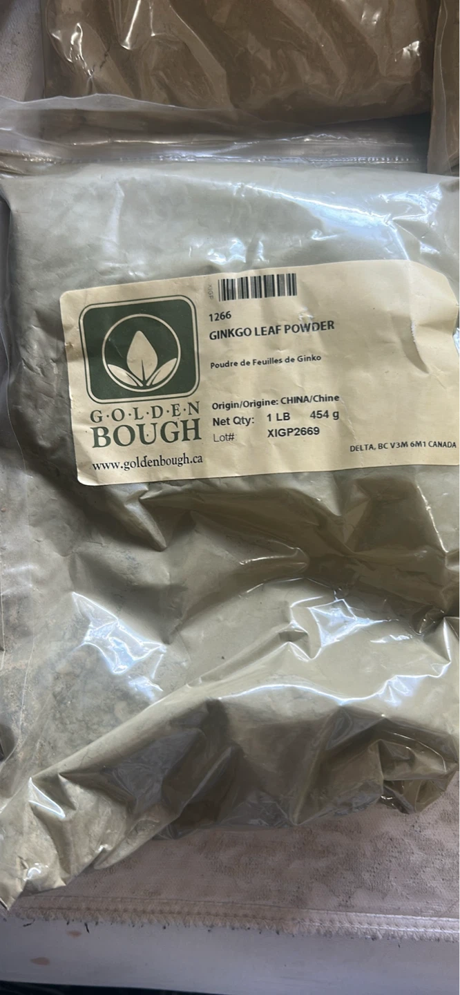 Golden Bough Gotu Kola Herb Powder & Ginkgo Leaf Powder - photo 2