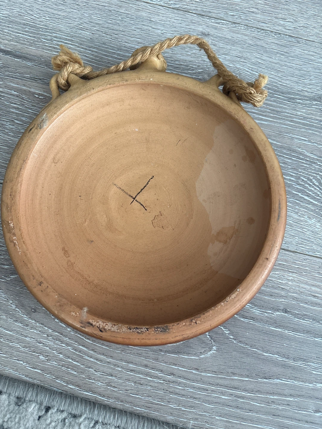 Vintage Ceramic Decorative Flask with Calligraphy - photo 4