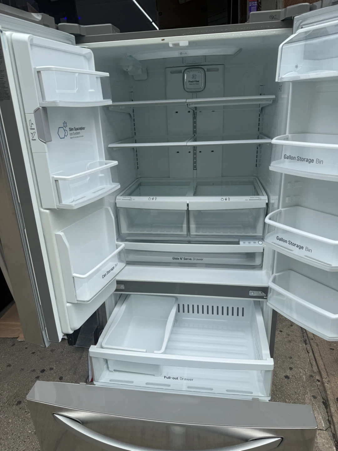 LG Stainless Steel French Door Refrigerator 32w 31w 69h - photo 2