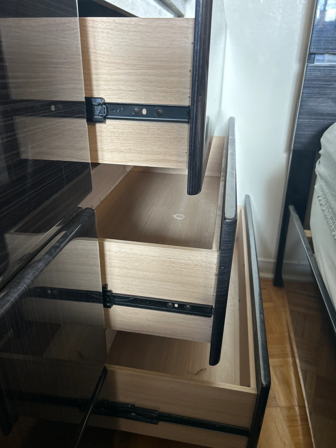 Black Dresser with Mirror - photo 2