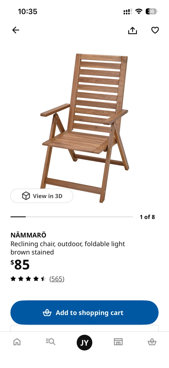 IKEA NÄMMARÖ Reclining Chair2(KUDDARNA Cushion)+NÄMMARÖ table - photo 2