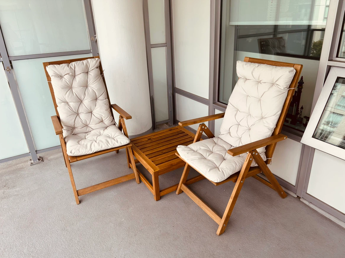 IKEA NÄMMARÖ Reclining Chair2(KUDDARNA Cushion)+NÄMMARÖ table - photo 5