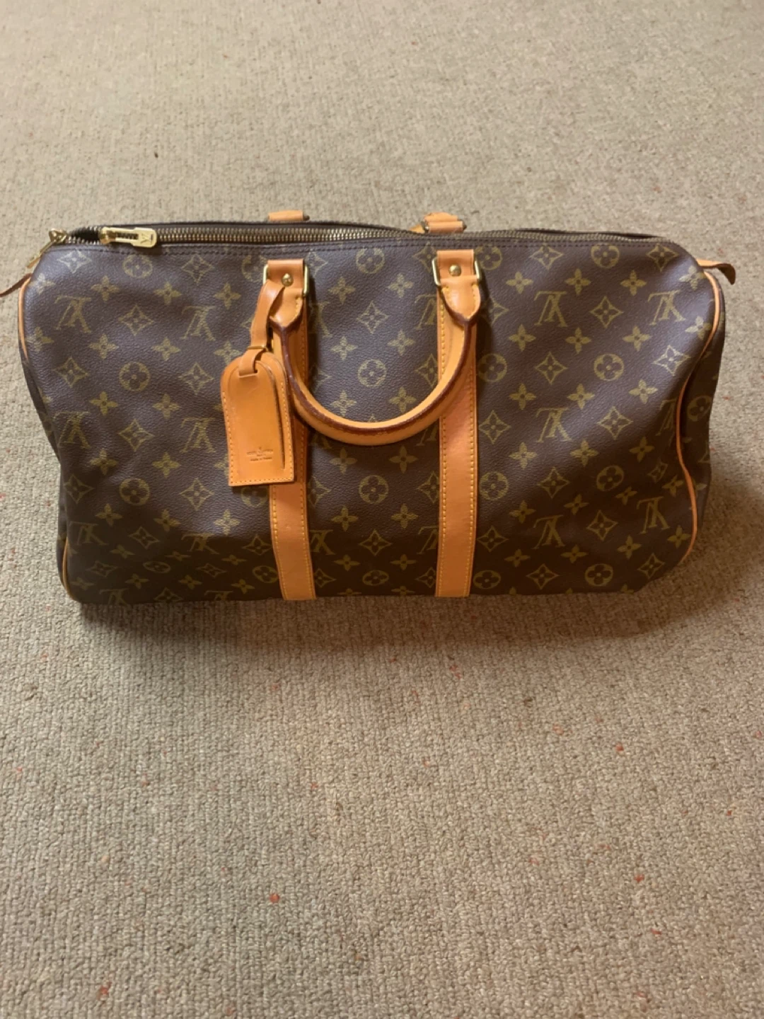 Vintage Louis Vuitton Monogram Keepall 45 Duffle Bag - photo 2