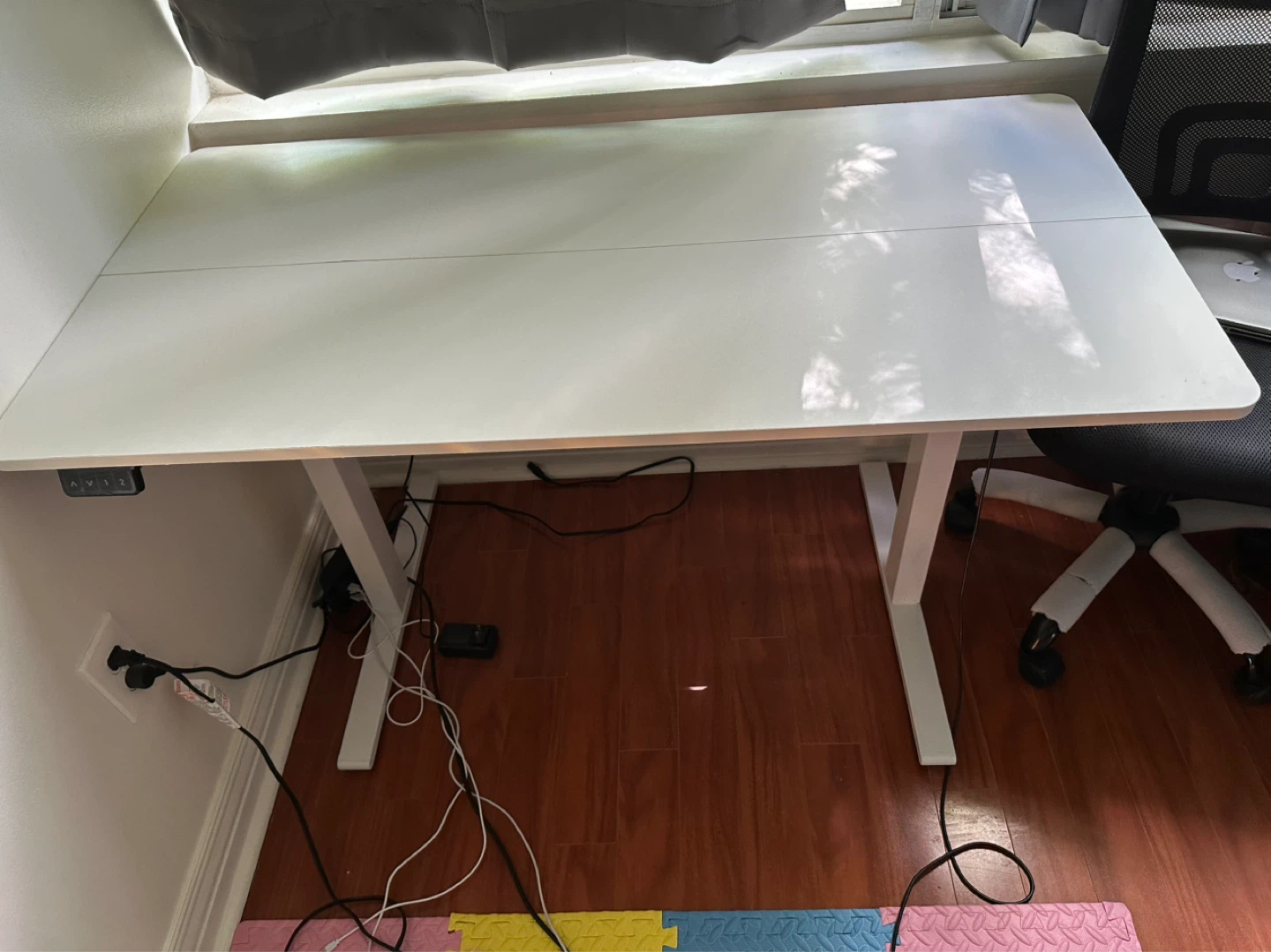 White Standing Desk