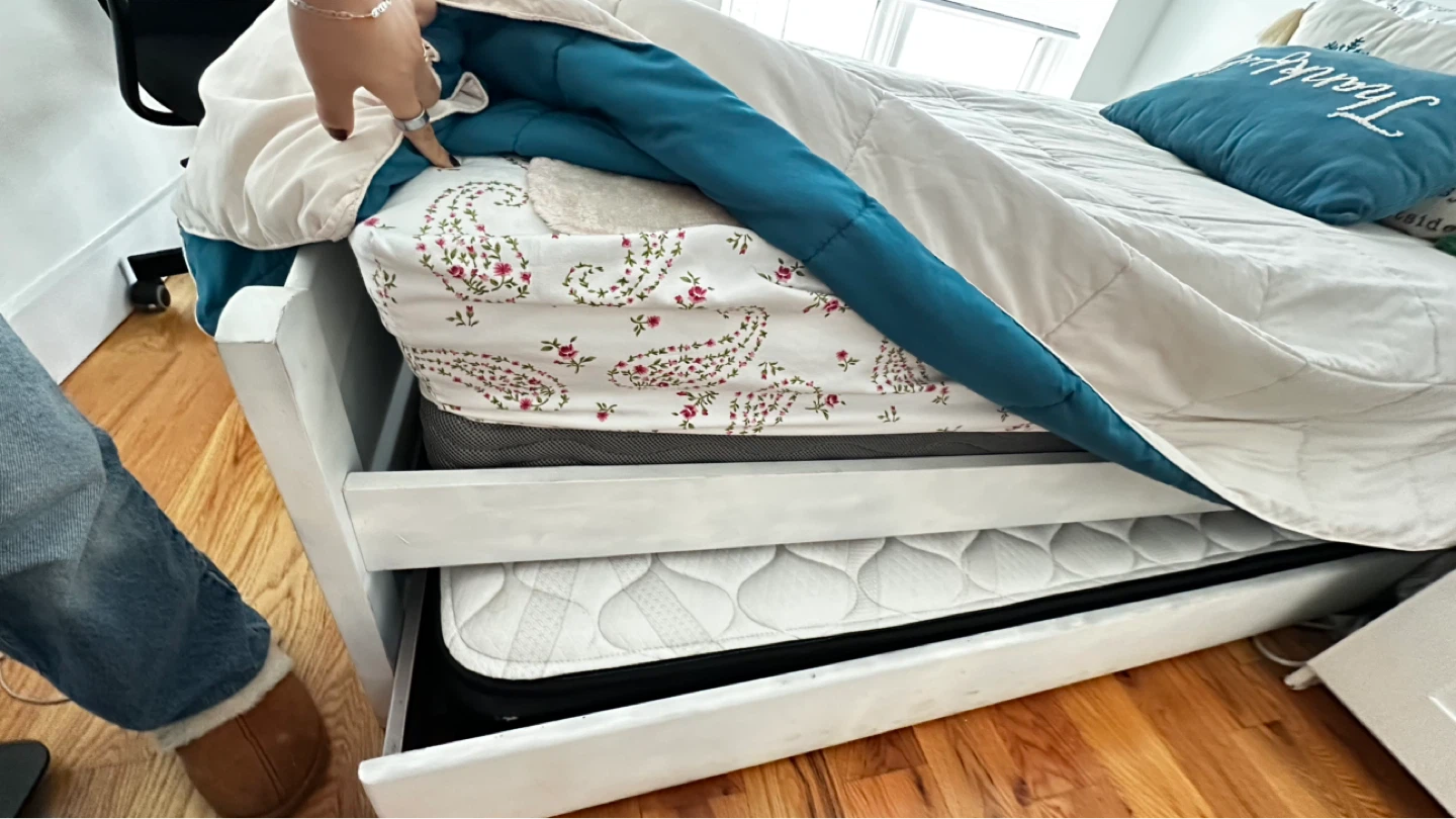Twin Bed Frame with Mattresses - photo 2