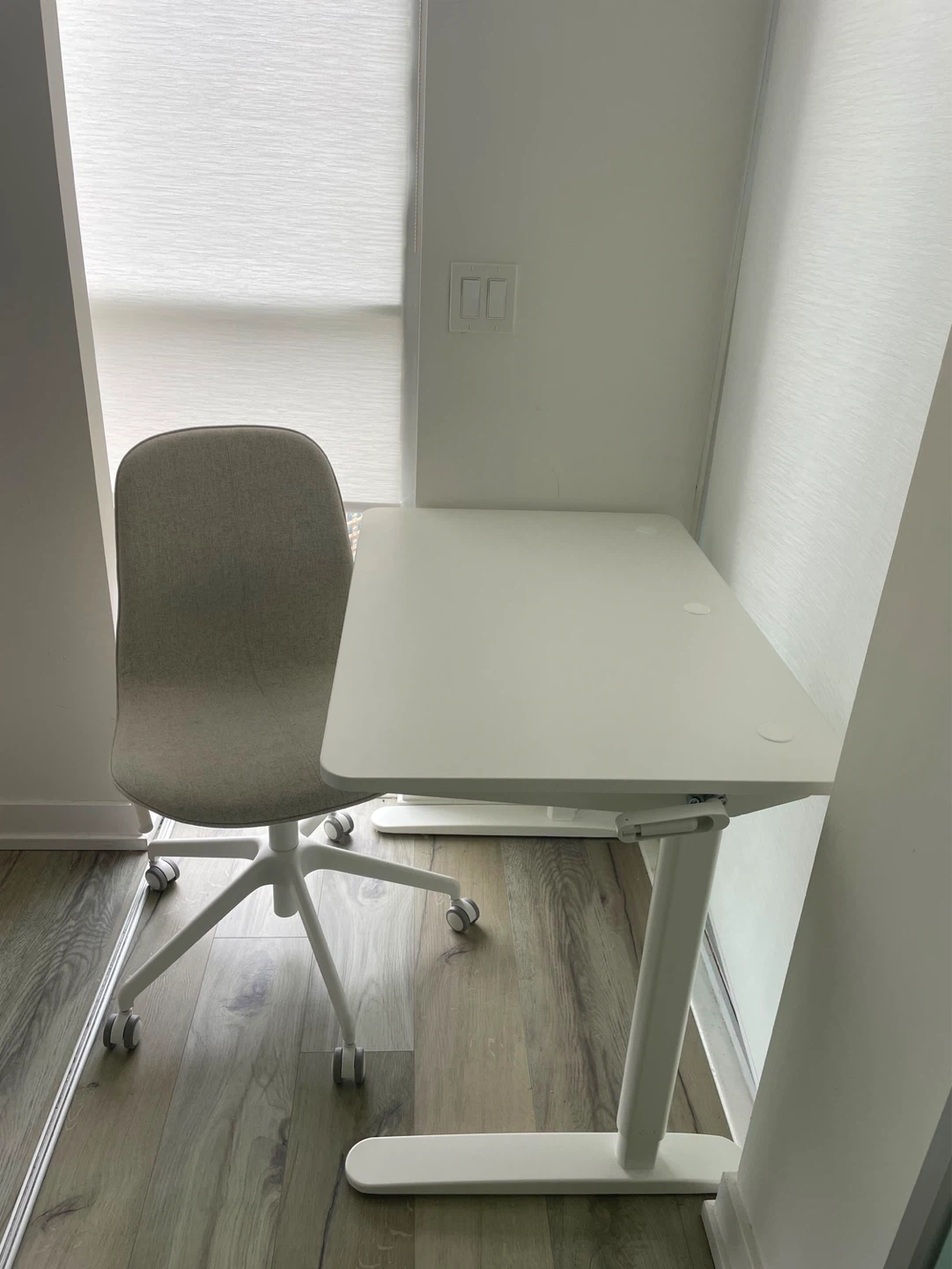 Adjustable Standing Desk and Swivel Chair Set - photo 2