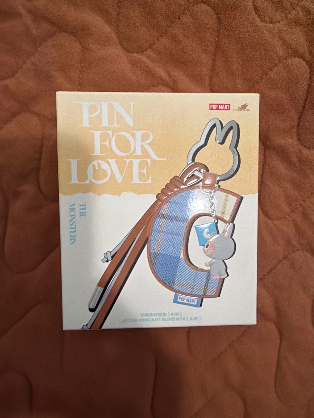 POP MART The Monsters Pin For Love Letter Pendant Blind Box - photo 3