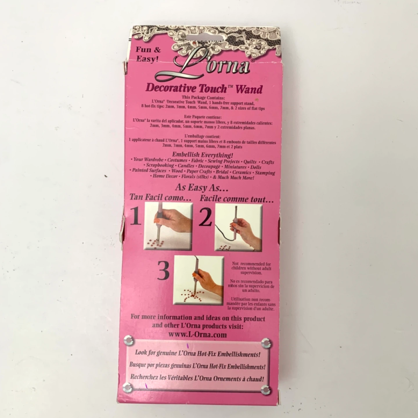 Hot Fix Applicator Wand Rhinestone Tool Arts & Craft Tool Lorna - photo 2