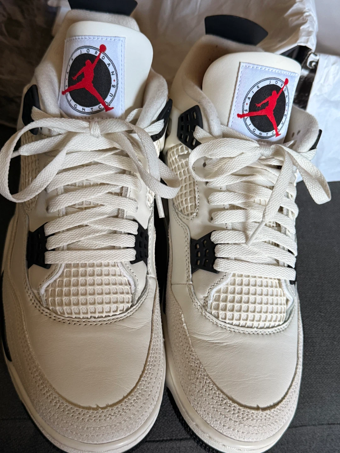Air Jordan 4 Retro OG 'Sail' Sneakers - photo 5