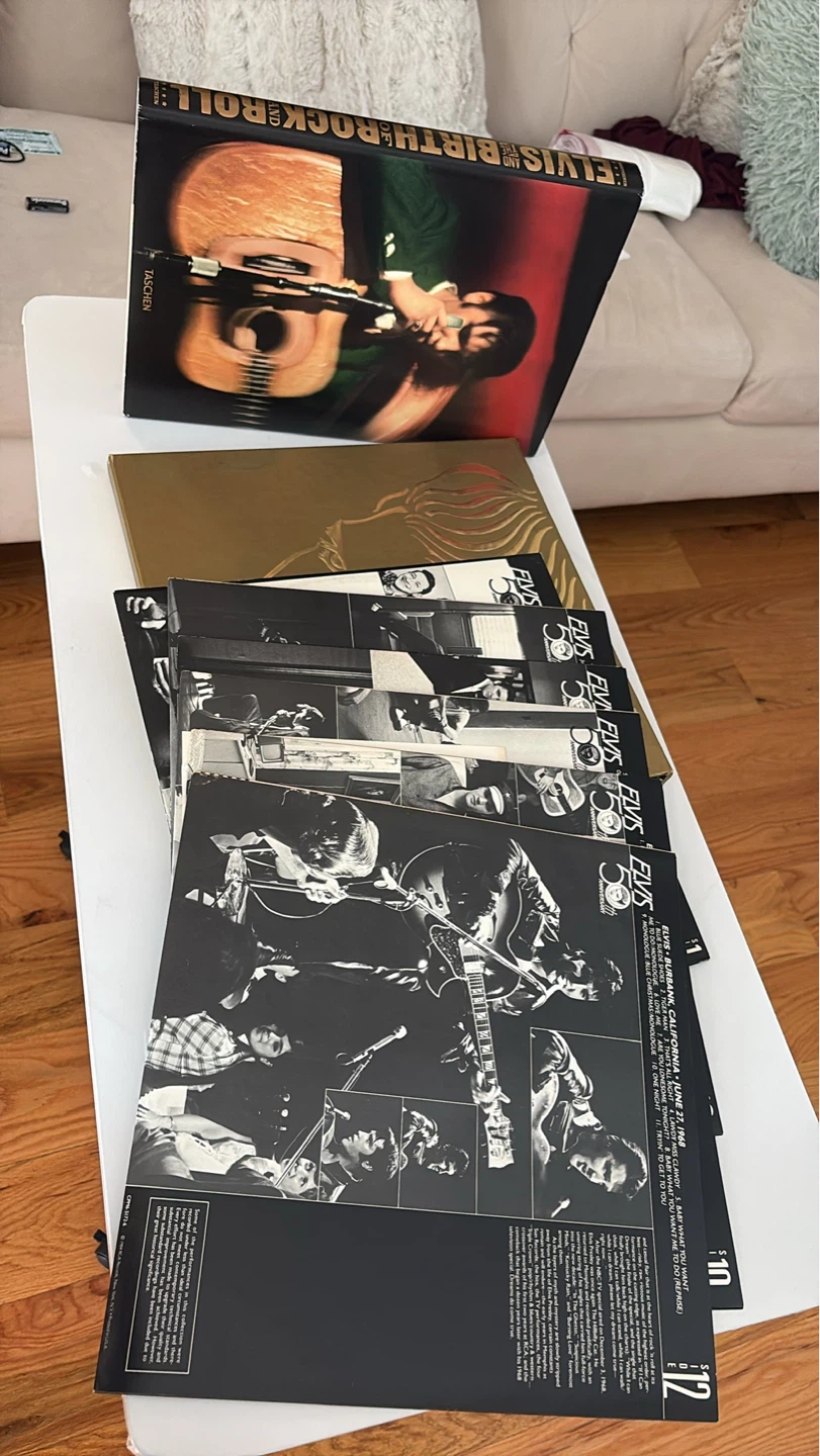 Elvis Presley Book and Records Collection