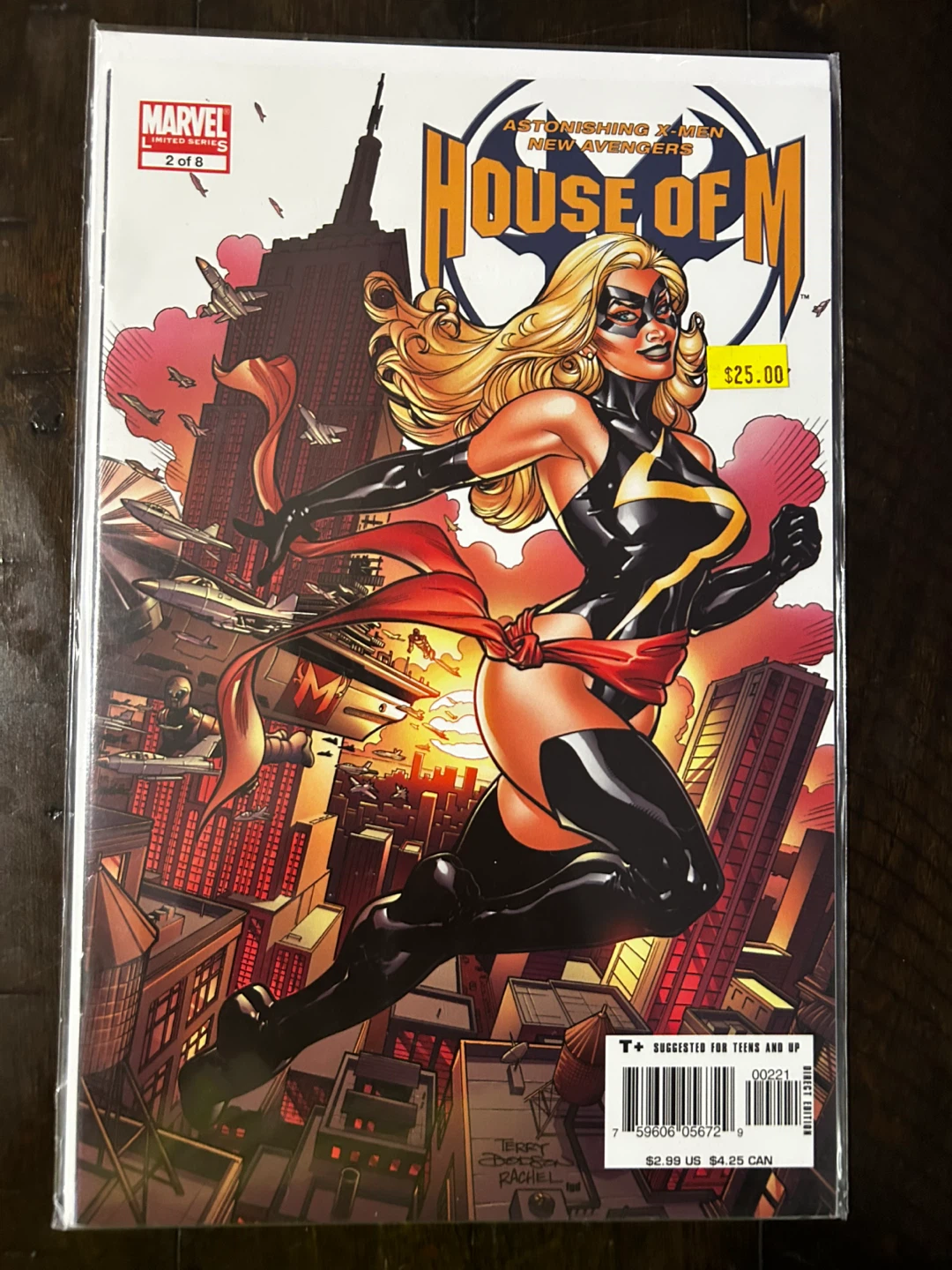 Marvel House of M Comic Books (Issues 2, 3, 4, 6, 7)