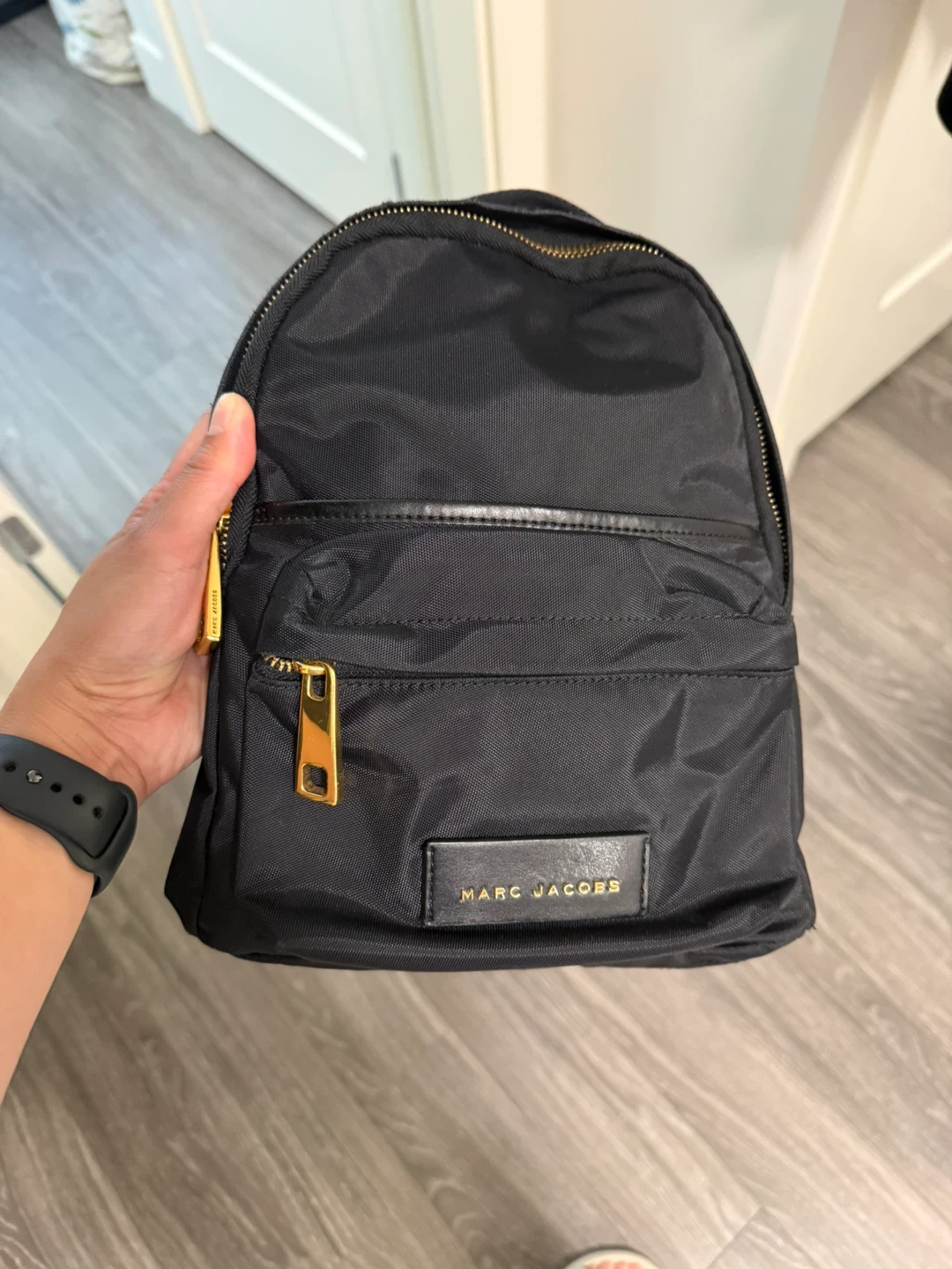 Marc Jacobs Black Nylon Backpack