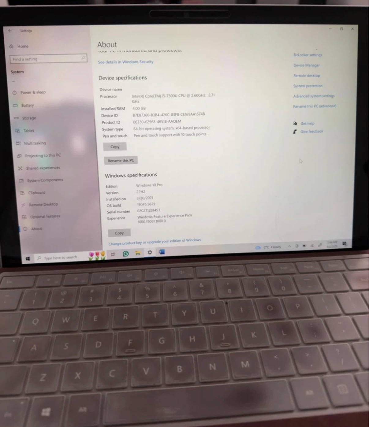 Microsoft Surface GO with Keyboard and Mouse - photo 2