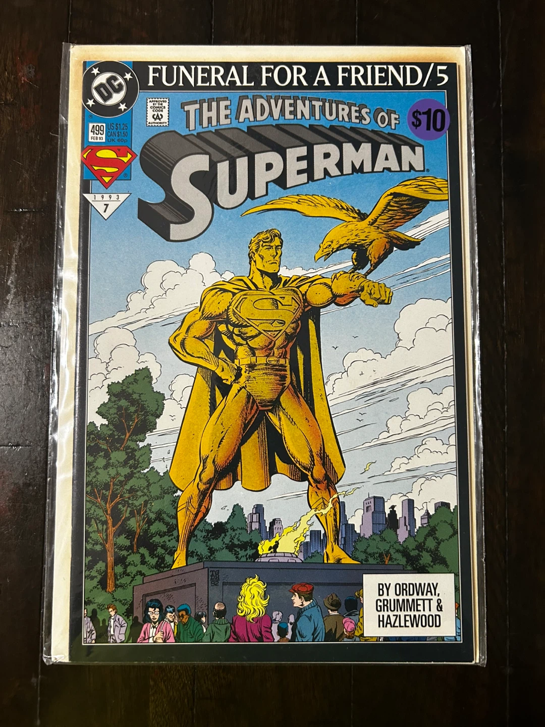 Superman Comic Book Lot (Issues 497, 498, 499, 74, 75) - photo 3