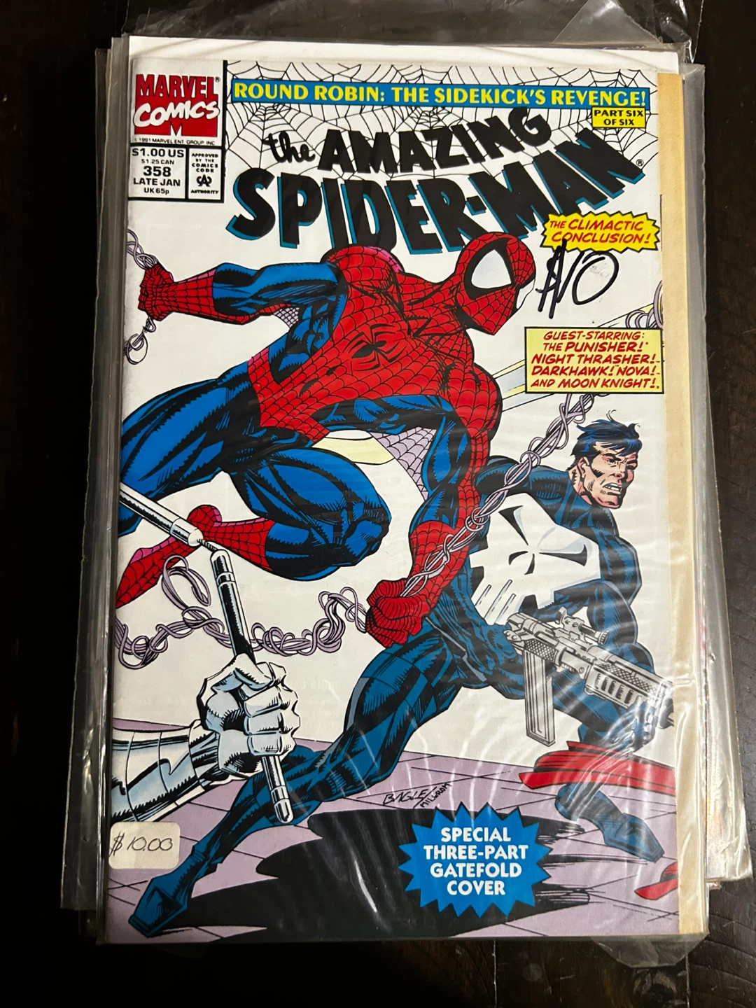 Marvel Comics Lot - Web of Spider-Man, Justice League, Defenders - photo 4