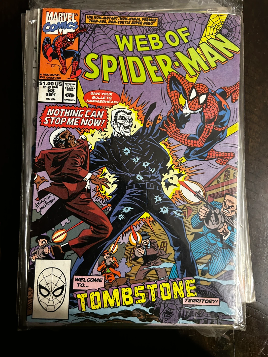 Marvel Comics Lot - Web of Spider-Man, Justice League, Defenders - photo 3