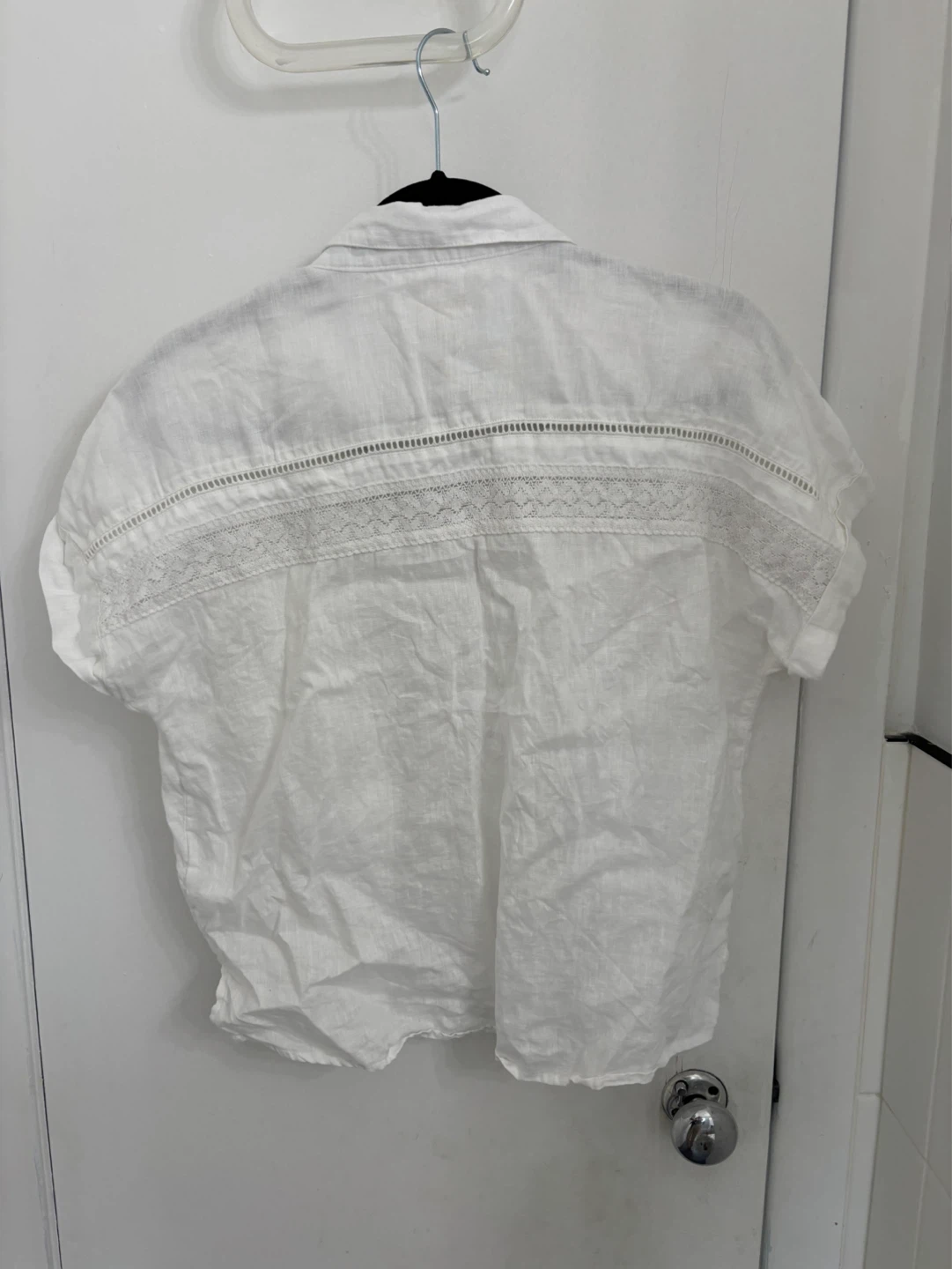 Joie White Linen Blend Shirt - photo 2