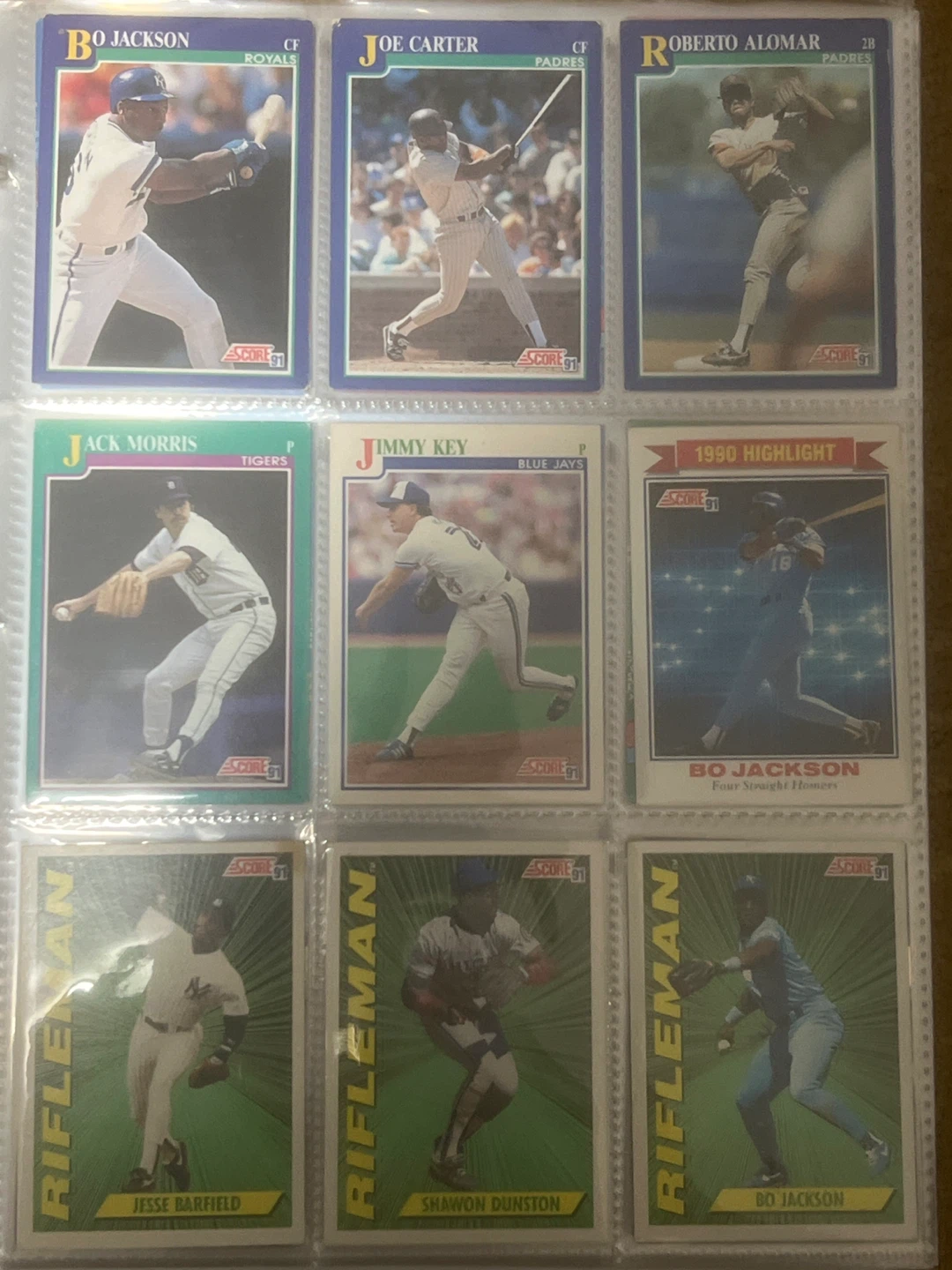 Score Baseball Cards