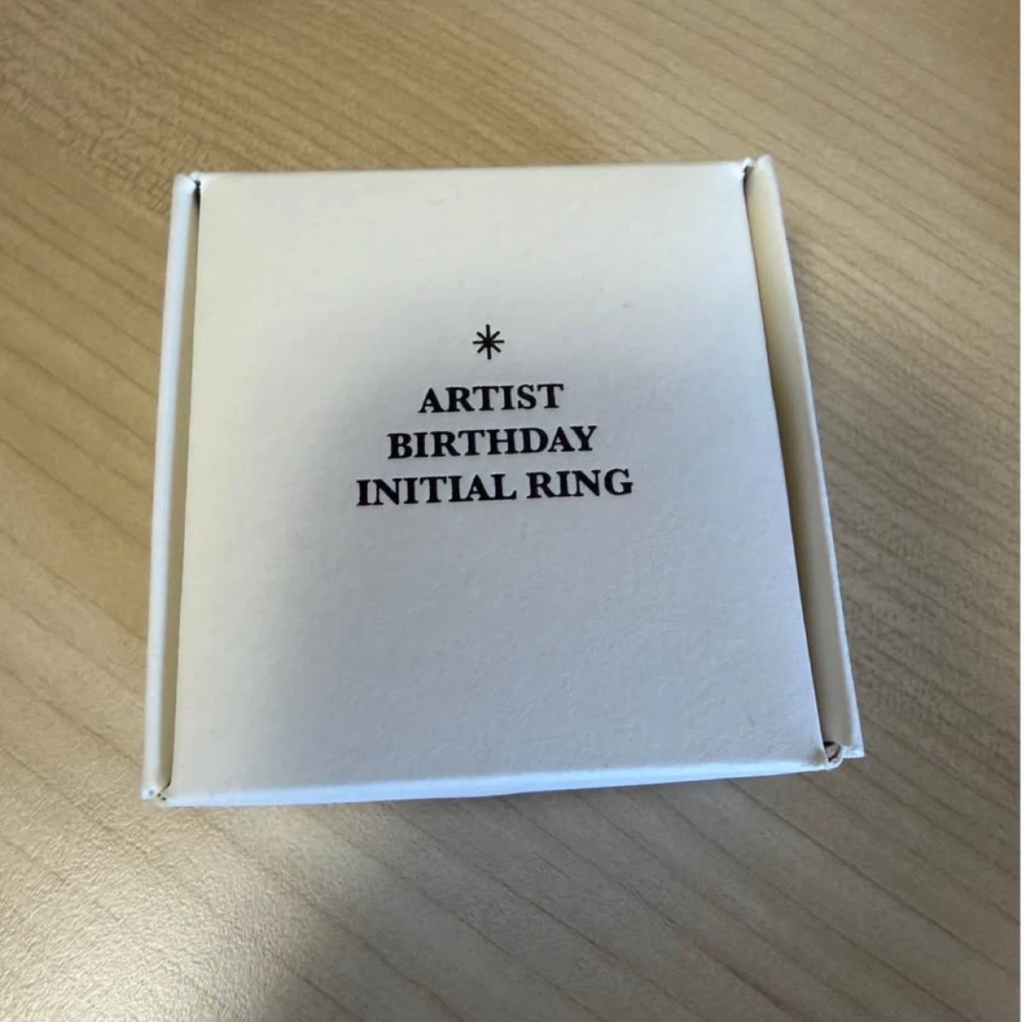EXO Artist Birthday Initial Ring: SUHO