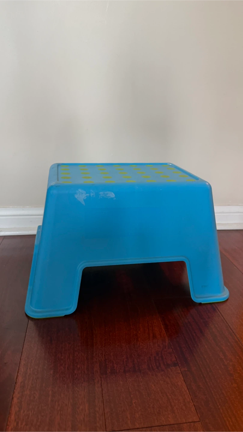 Blue Plastic Step Stool