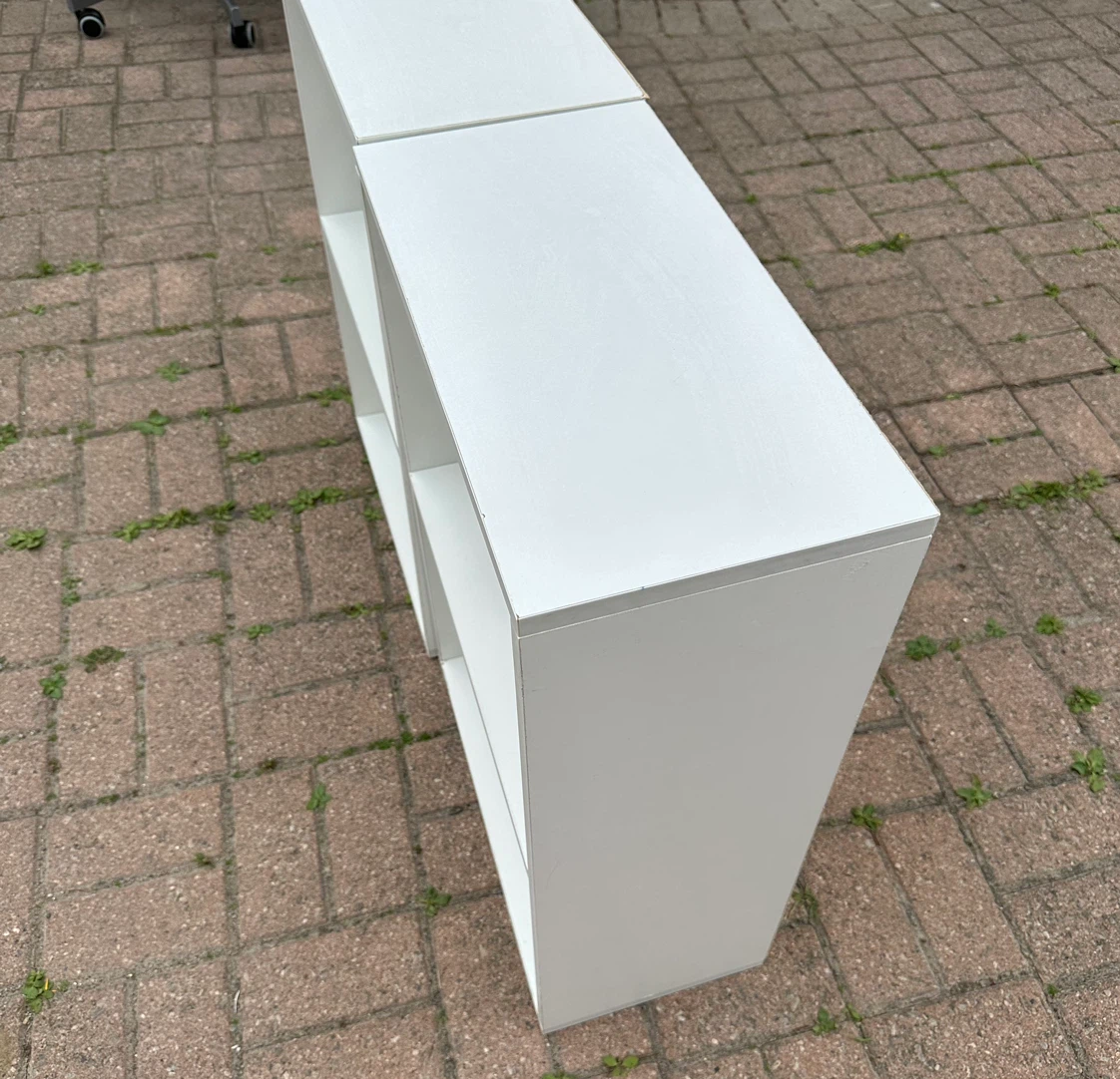 White Two-Cube Storage Unit, $20 for 2 - photo 3