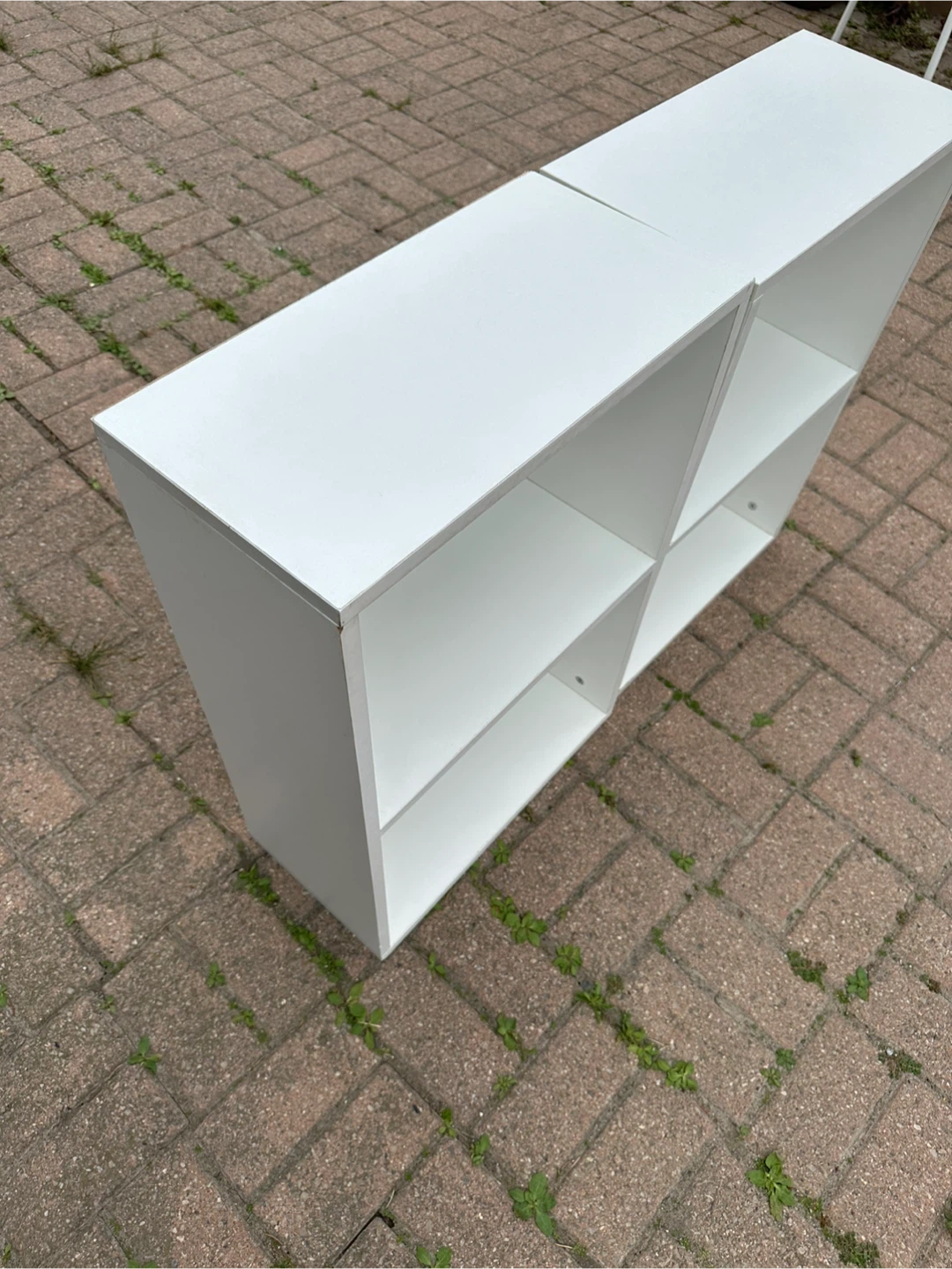 White Two-Cube Storage Unit, $20 for 2 - photo 4