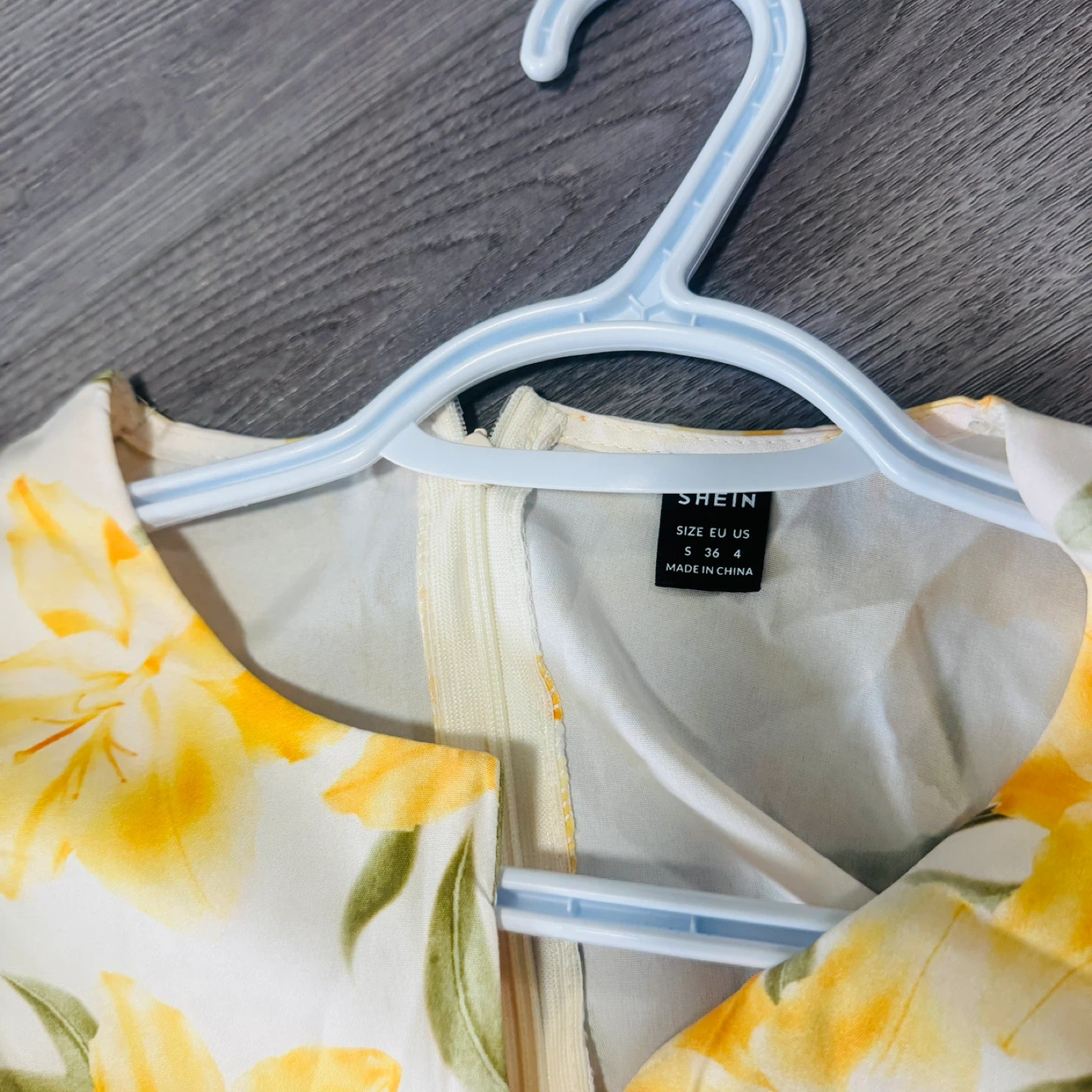 SHEIN Floral Midi Dress - Yellow - photo 3