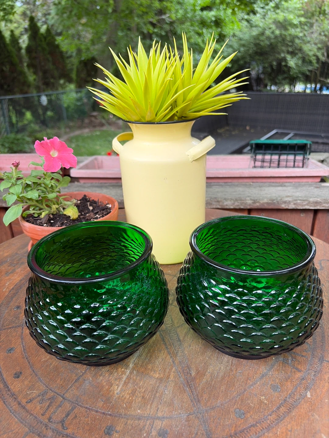 Pair of Vintage E.O. Brody Planter Bowls