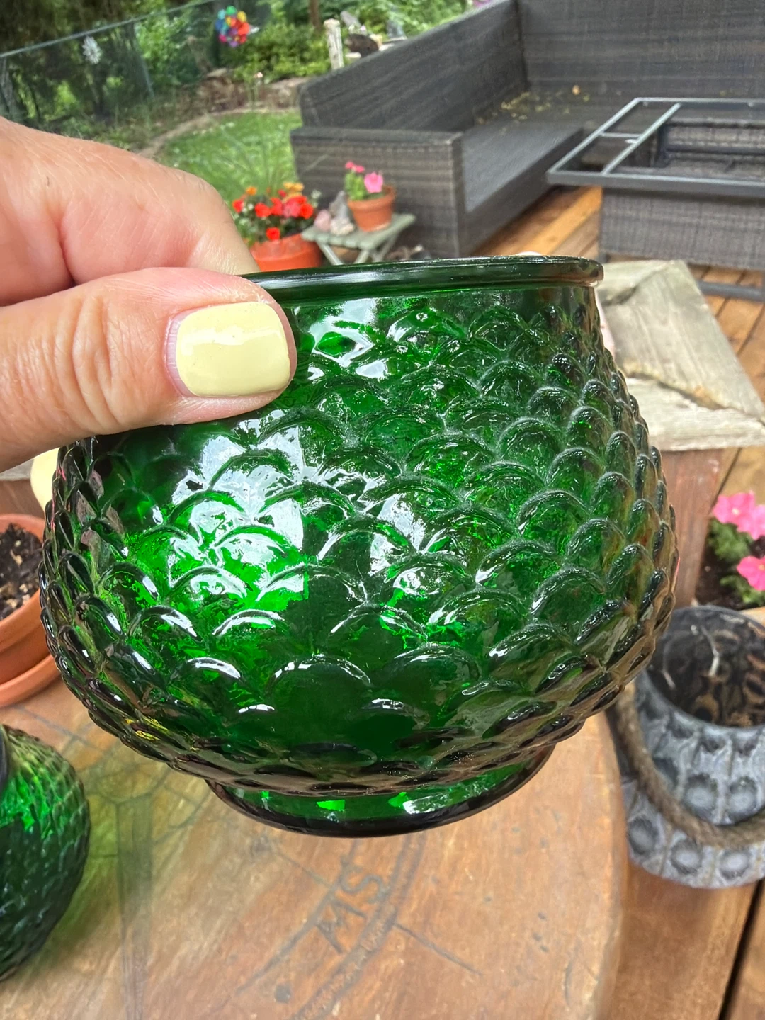 Pair of Vintage E.O. Brody Planter Bowls - photo 5