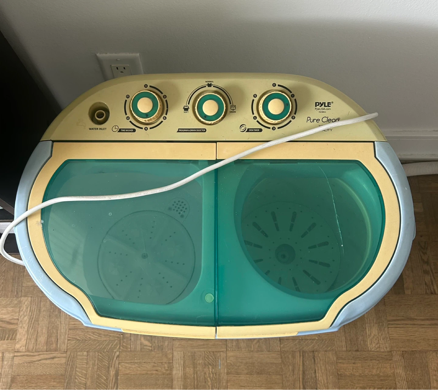 PYLE Pure Clean Twin Tub Washing Machine - photo 2