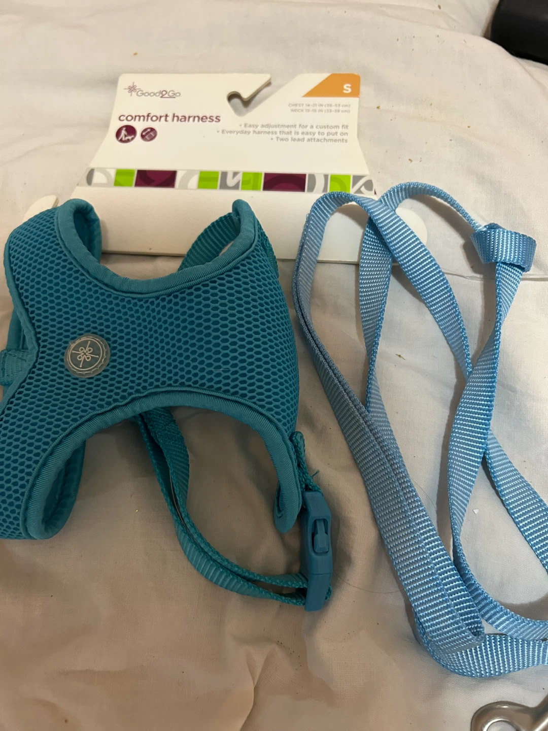 Good2Go Comfort Harness for Dogs, Teal, Size S