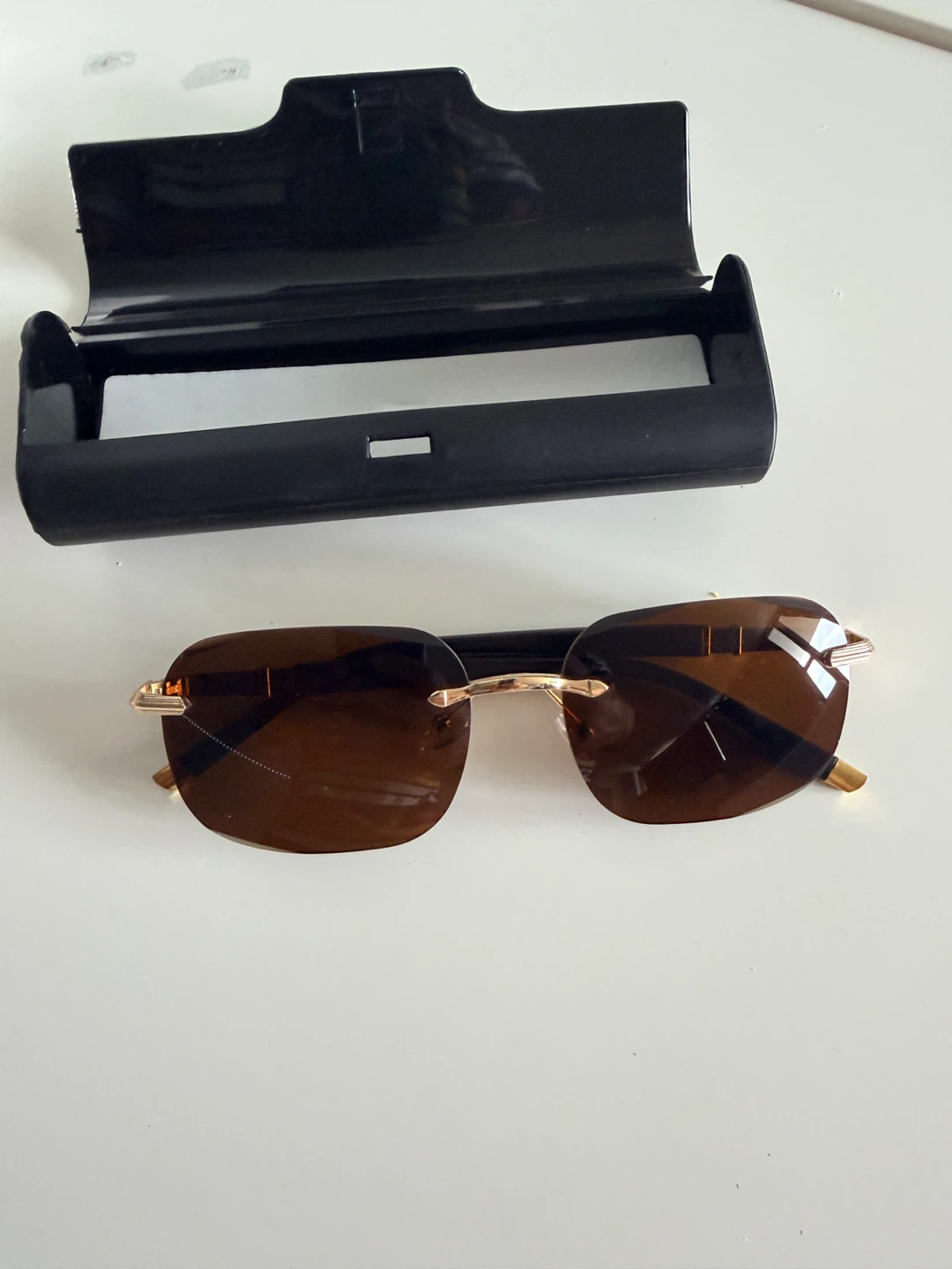 Brand new Rimless Sunglasses - Brown Lenses - photo 3