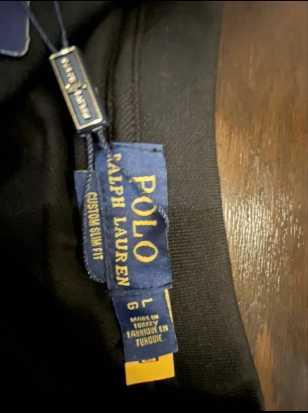Polo Ralph Lauren Chicago Custom Slim Fit Polo Shirt L Black - photo 3