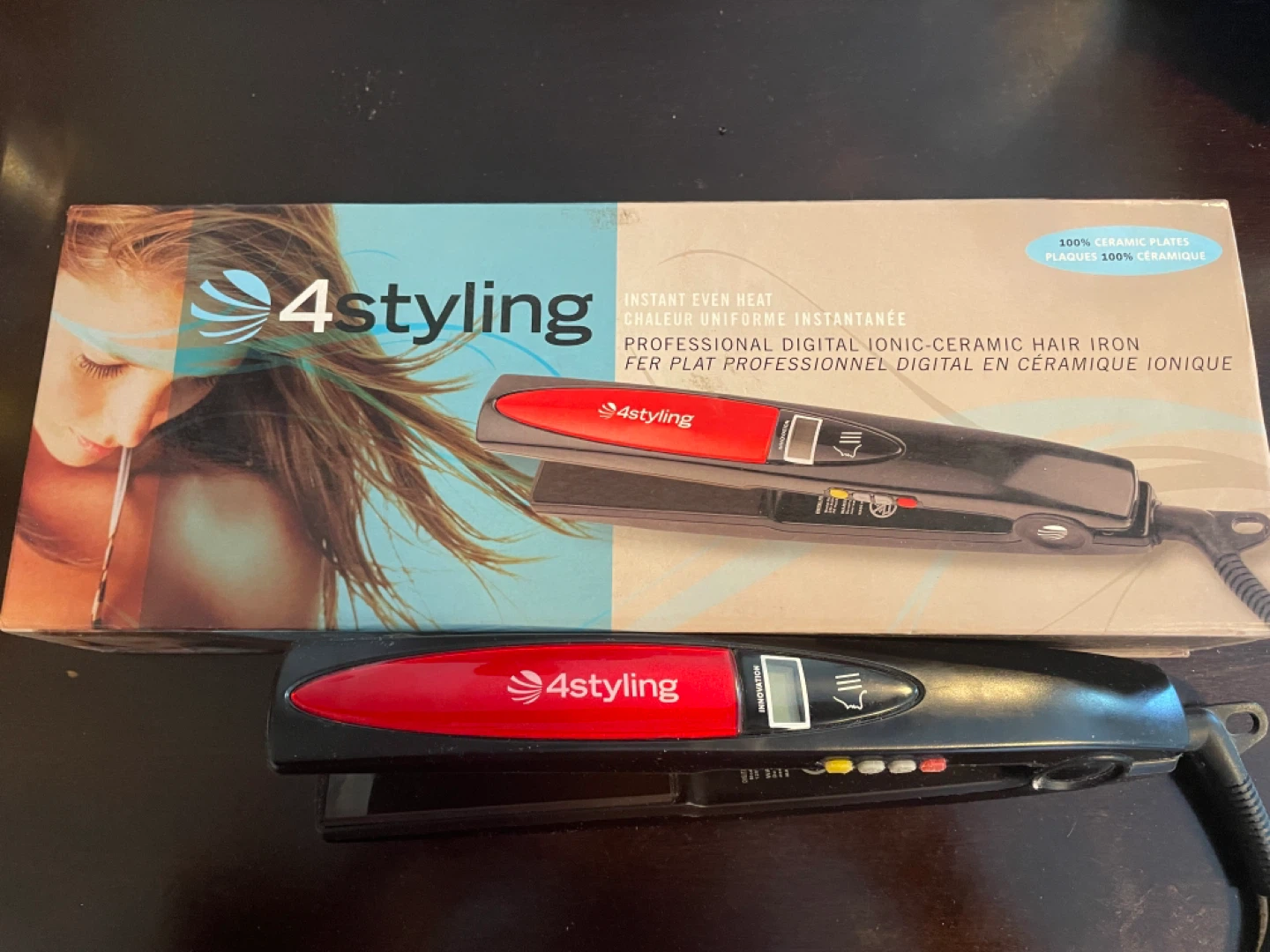4styling Professional Digital Ionic-Ceramic Hair Iron