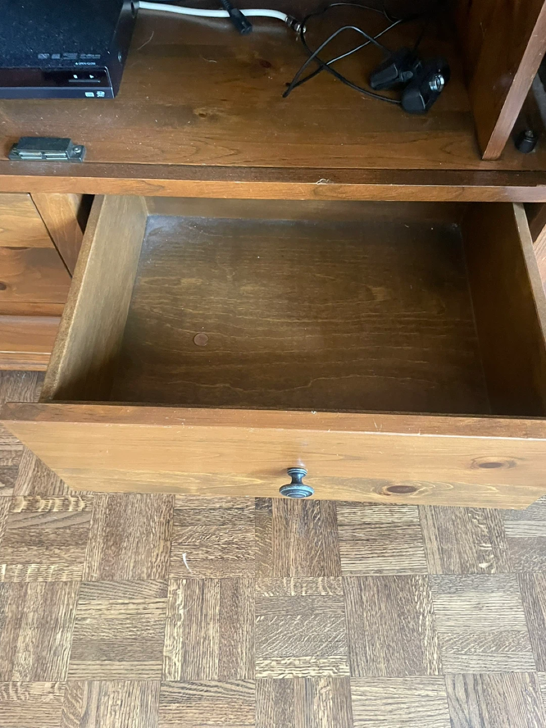 Wooden High Chest/TV Stand with Storage - photo 3