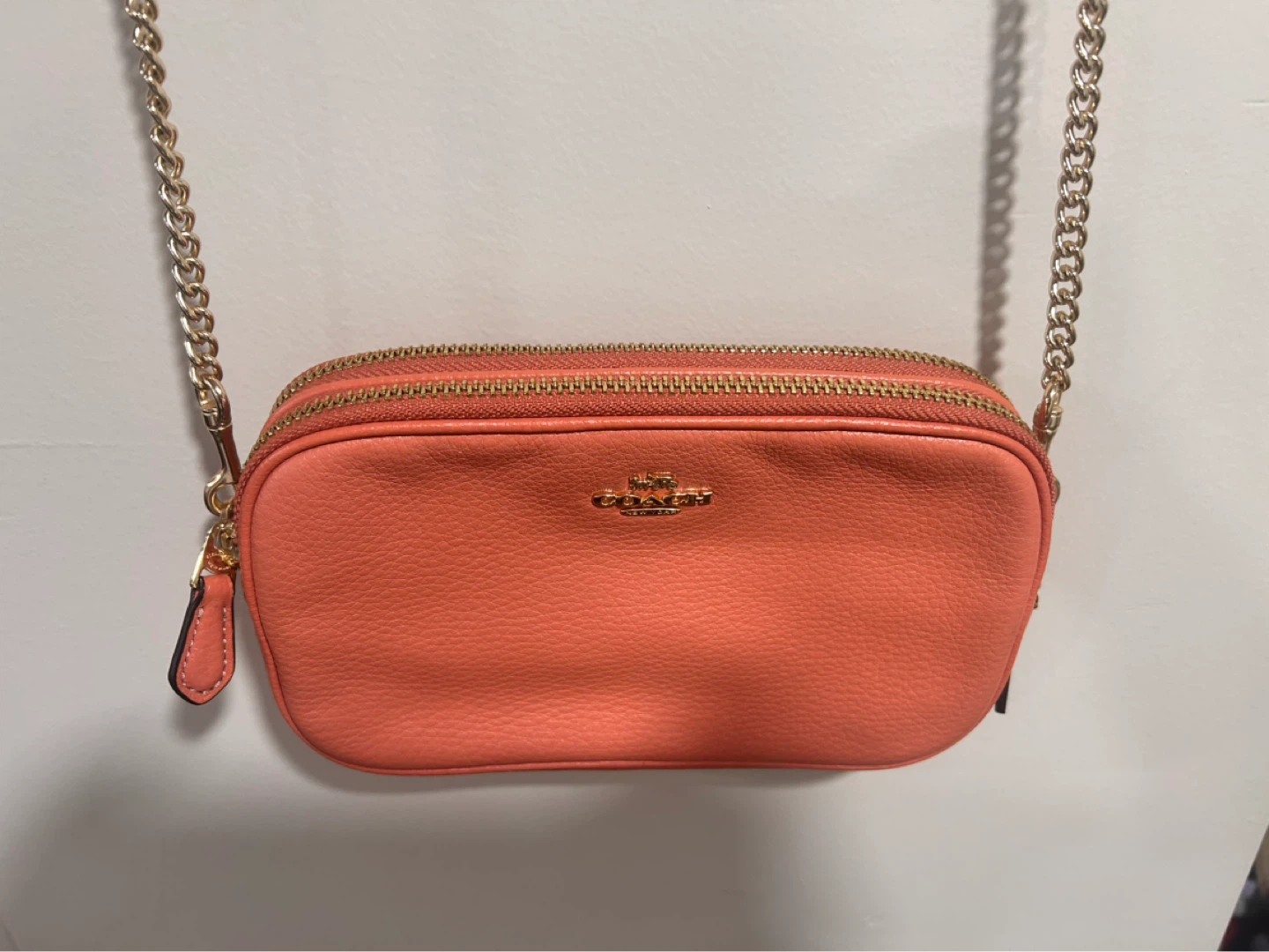 Coach Coral Leather Crossbody Bag