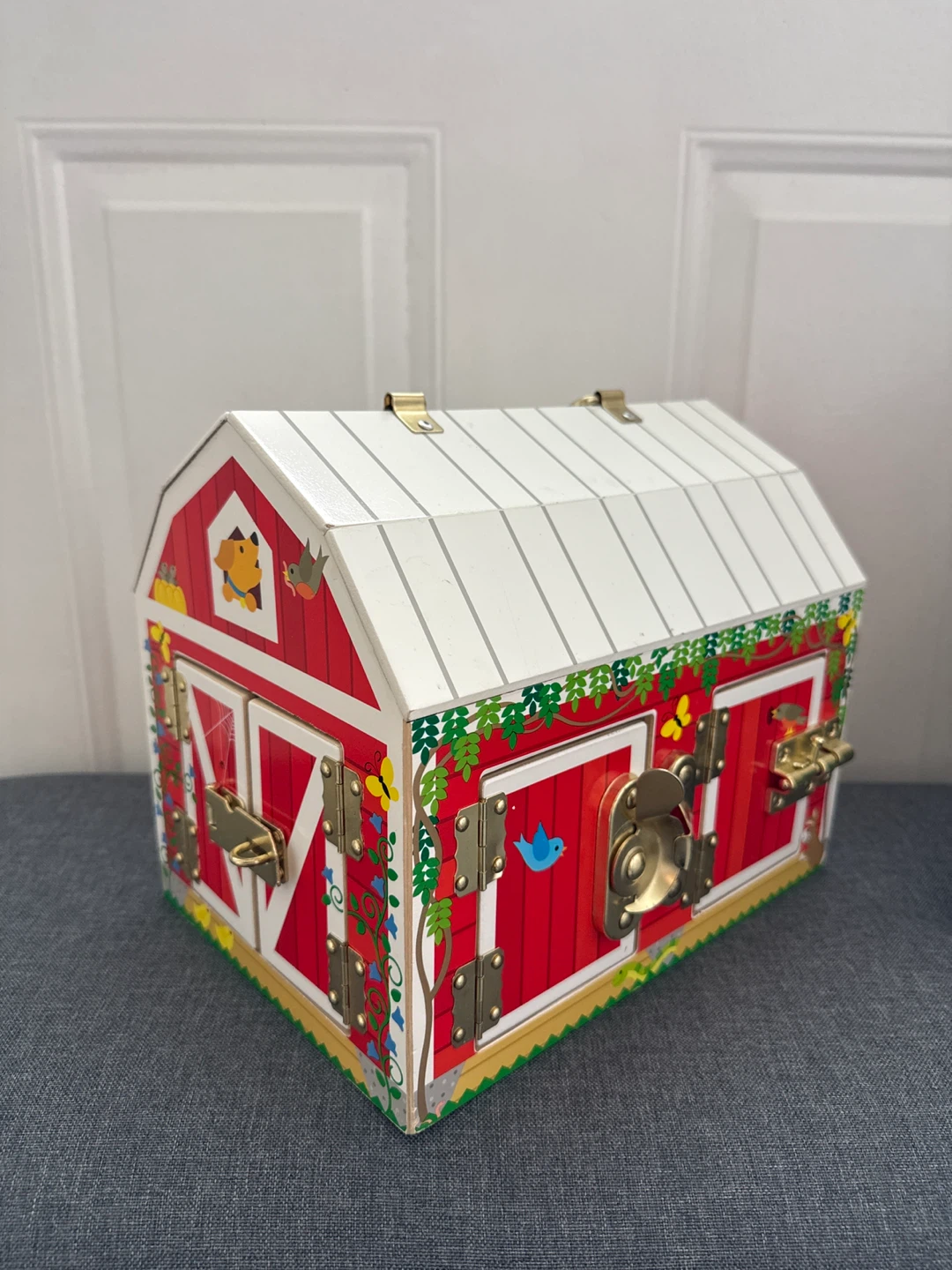 Red Barn Activity Lock Box